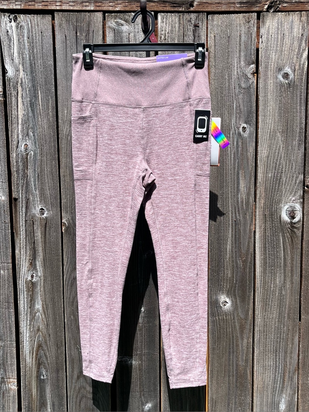 Gottex Lab brushed plum  ankle length heather leggings size medium